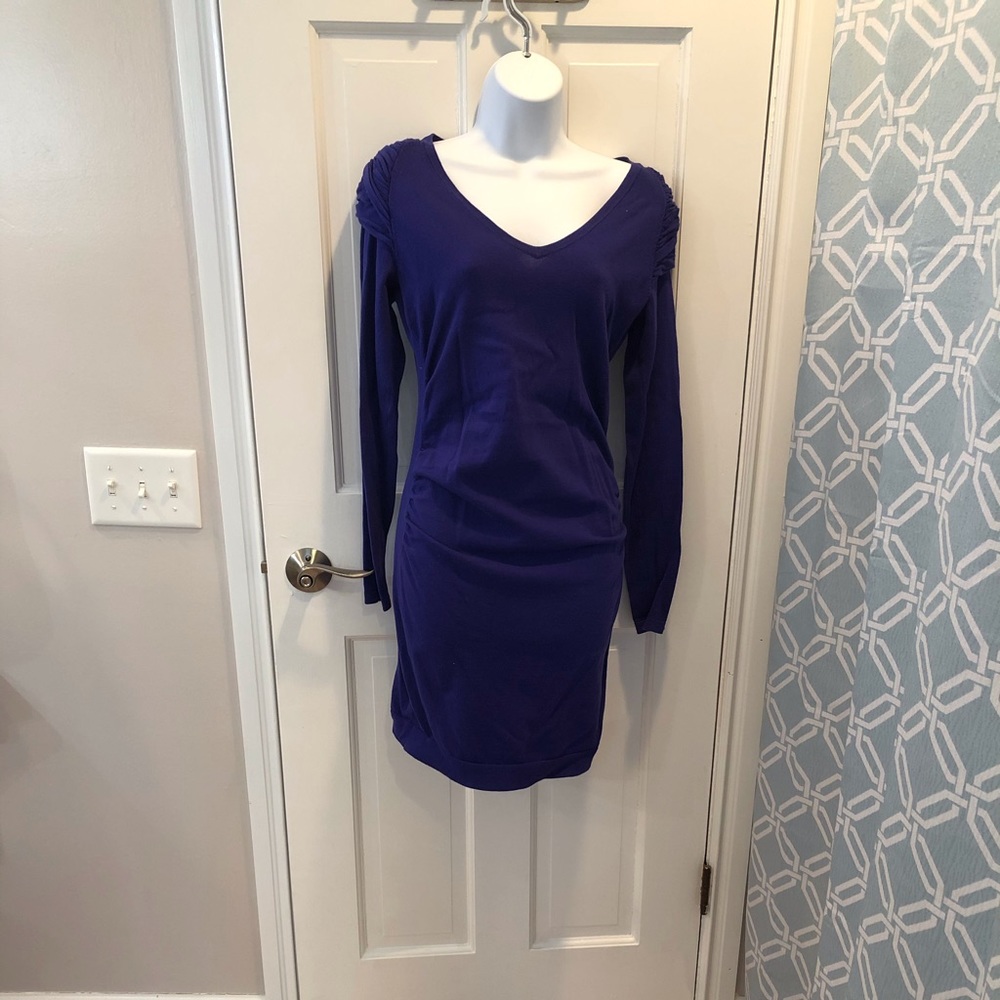 Women’s long sleeve sweater dress in Small